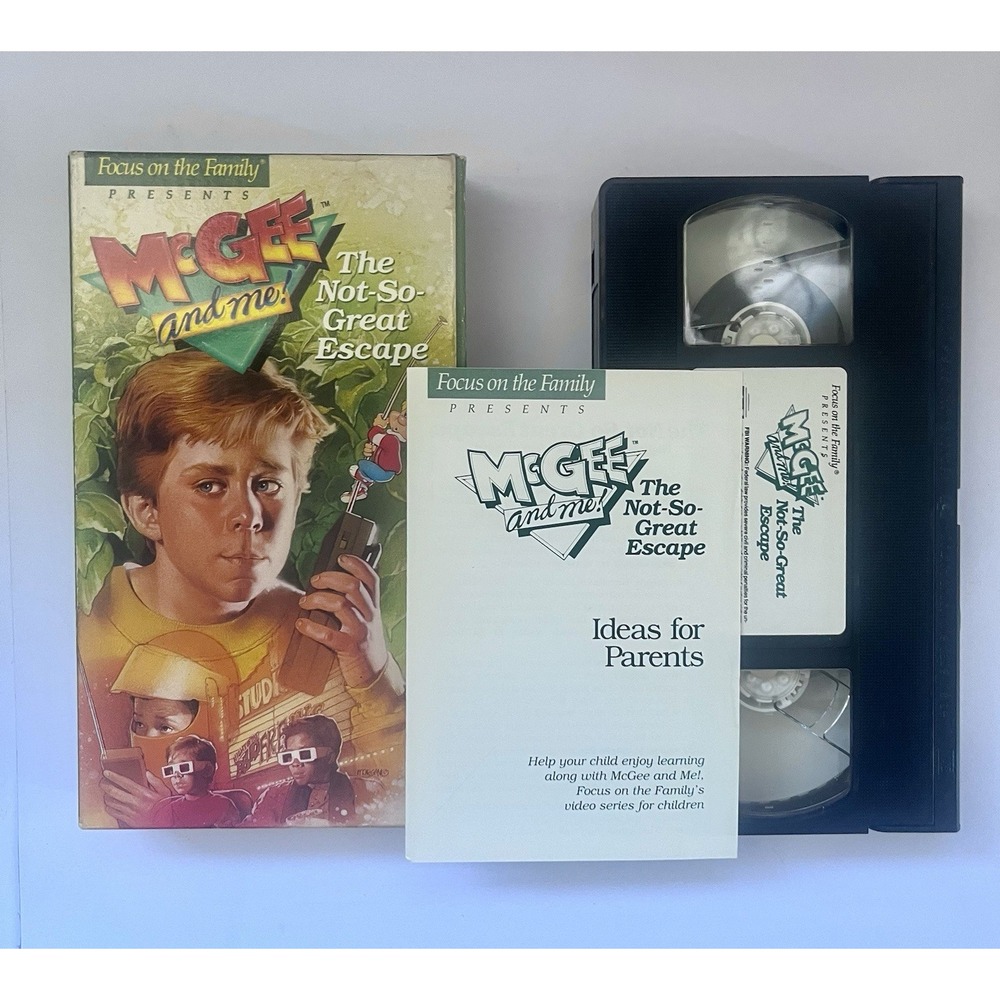 McGee and Me The Not So Great Escape (VHS) Focus On The Family-Movie Film Series